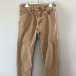 Men’s/teen American Eagle tan chino pant. Size 26 waist/28 inseam